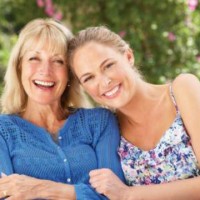 mom and daughter