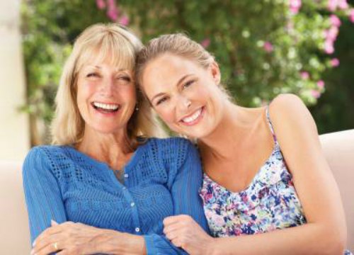 mom and daughter