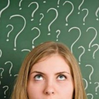 questions on chalkboard