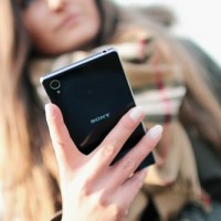 hand person smartphone