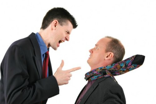 men arguing