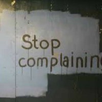 stop complaining wall