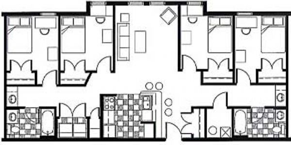 Arlington Park Apartments In Greeley Colorado Fall Semester Charge Aug 20 Dec 31 2017 4br 2ba 469