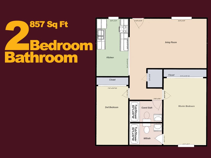 20 Beautiful 2Br 2Ba House Plans 20 Beautiful 2Br 2Ba House Plans