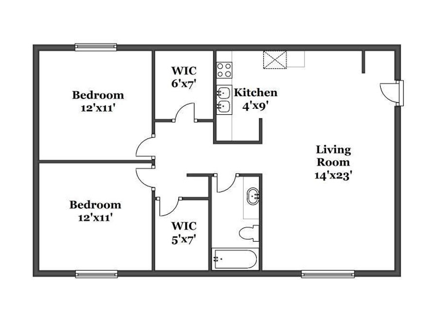 Hillside Village apartments in Kalamazoo Michigan