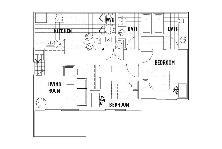 Raiders Pass apartments in Lubbock, Texas